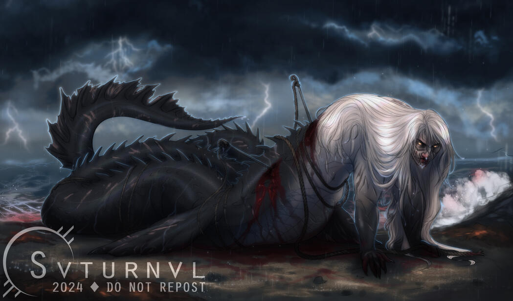 Painterly fullbody w/ BG