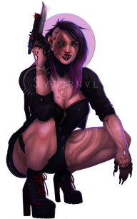 Complex painterly fullbody